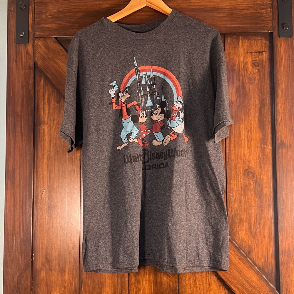 Disney Authentic Original Charcoal Tee Walt Disney World‎ Florida XL